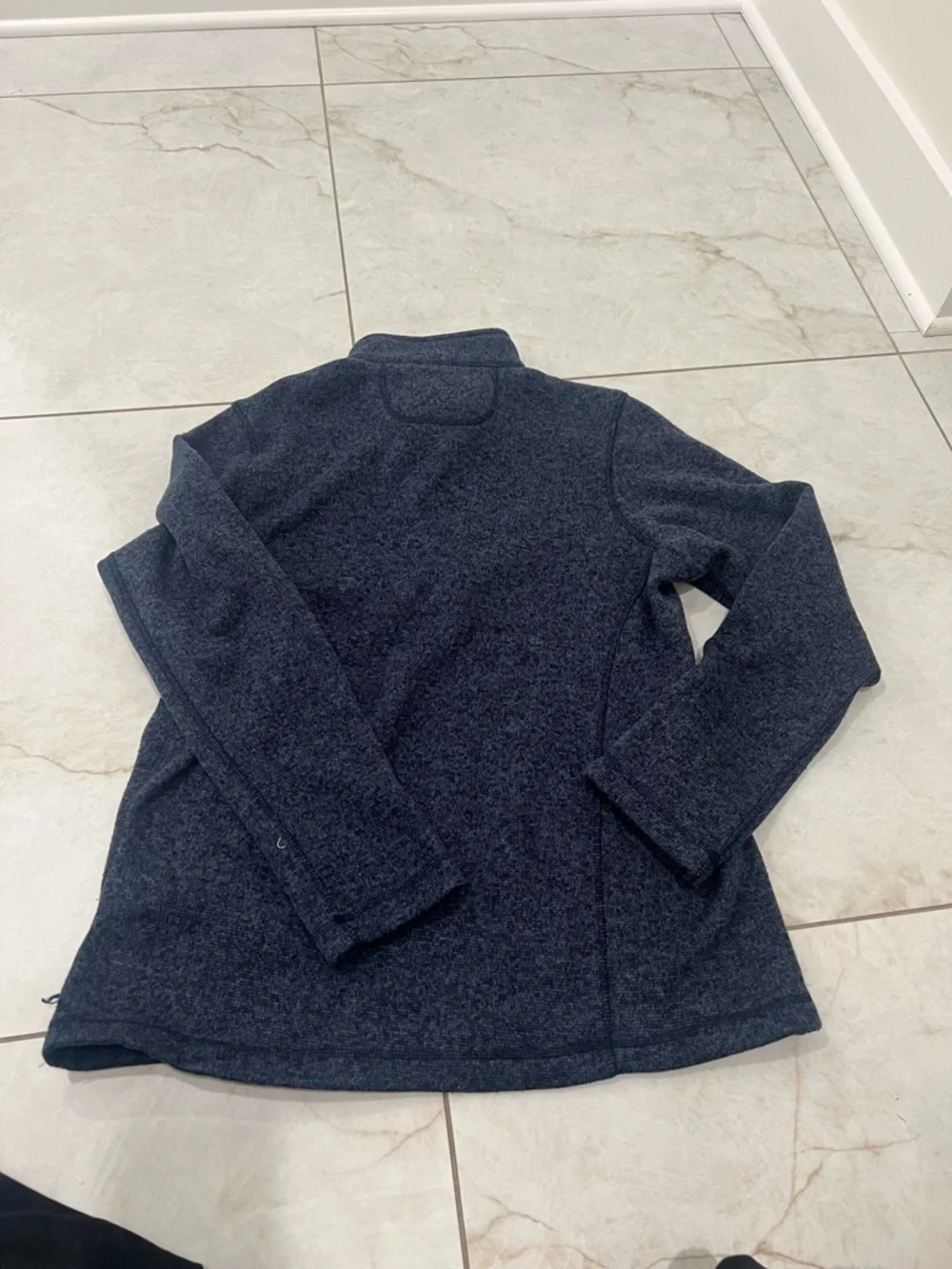 Woolrich Blue Quarter Zip Sweater Size Medium